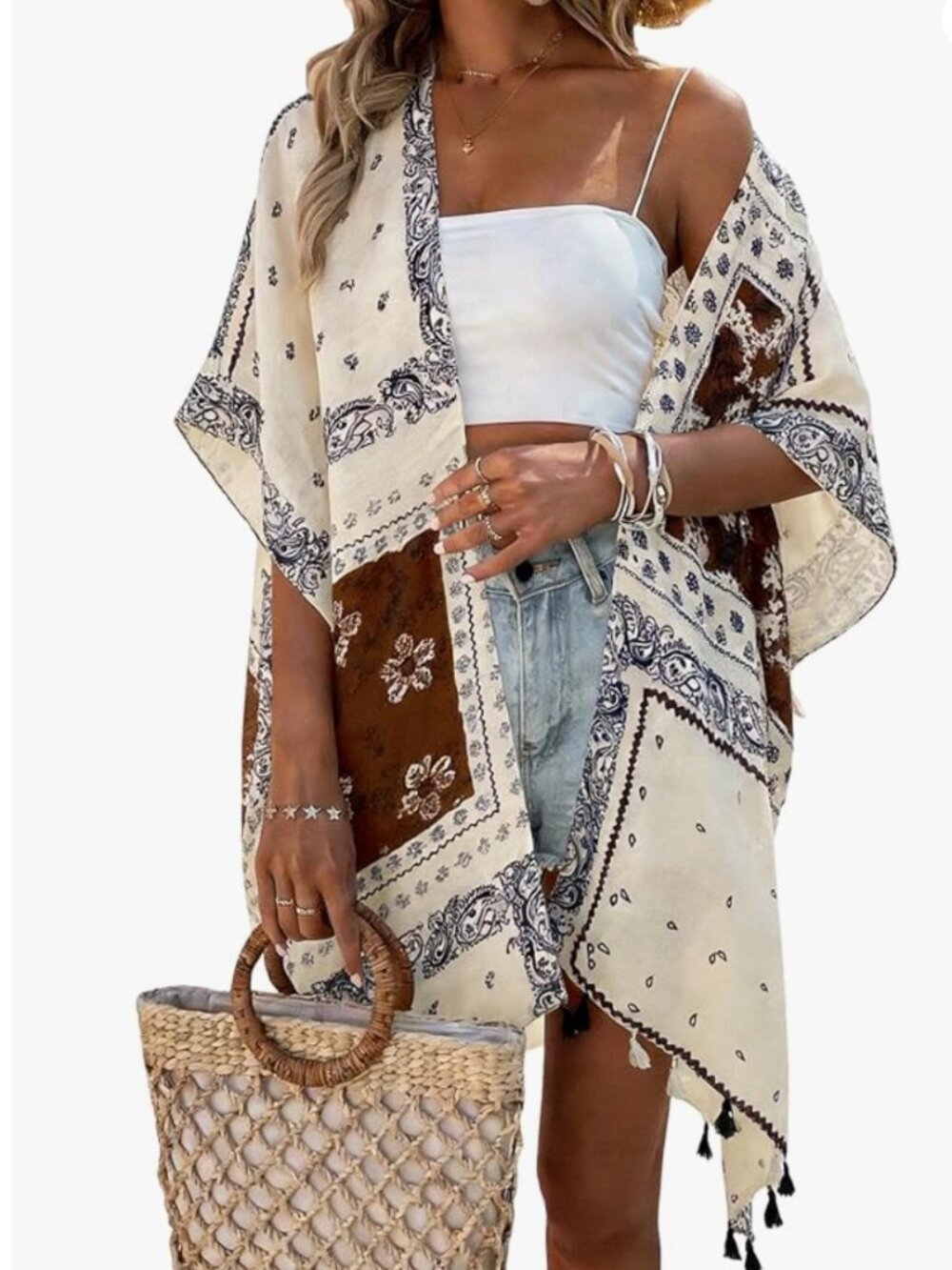 Women's Kimono Coverup - Picture 1 of 7